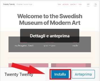 installare tema