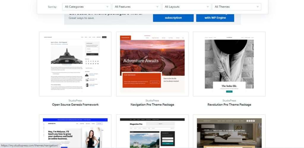 migliori temi studiopress genesis framework