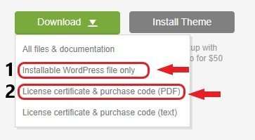 ottenere tema wordpress themeforest