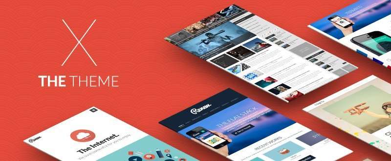 x theme tema wordpress