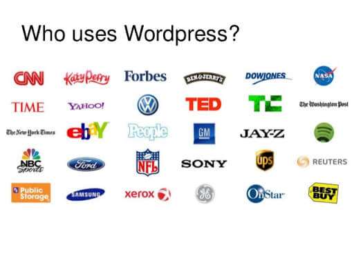 brand che usano wordpress.org come cms 